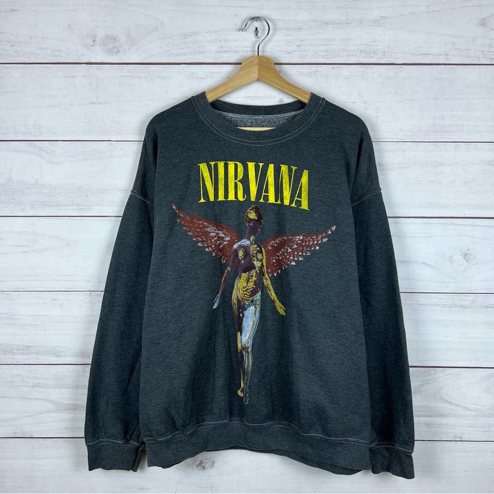 Nirvana In Utero Pullover Sweatshirt XL